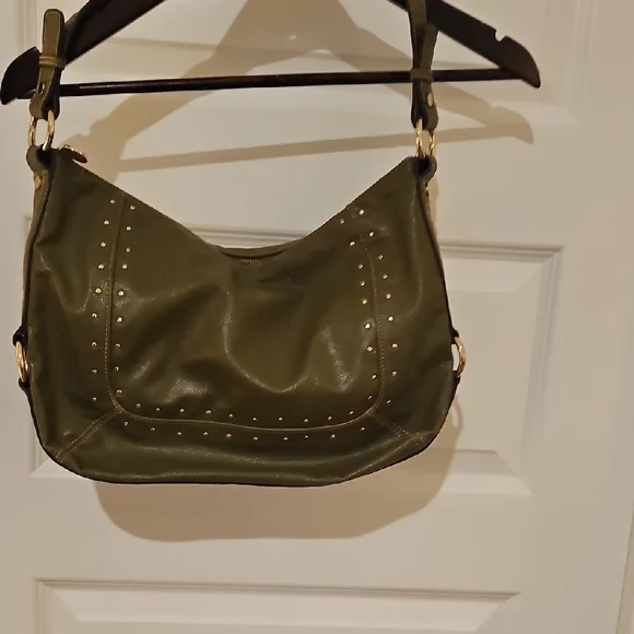 Dana Buchman Bags Olive Green Studded Womens Bag By Dana